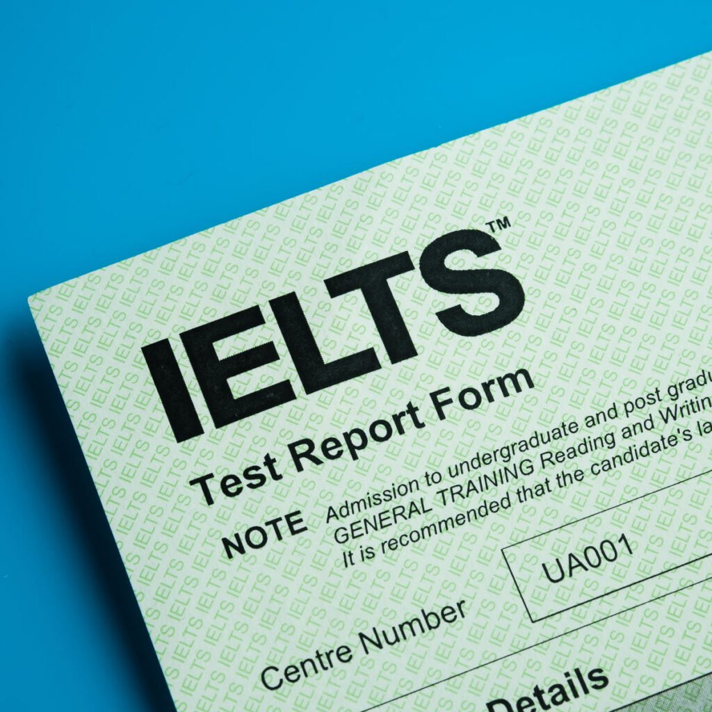 IELTS test report