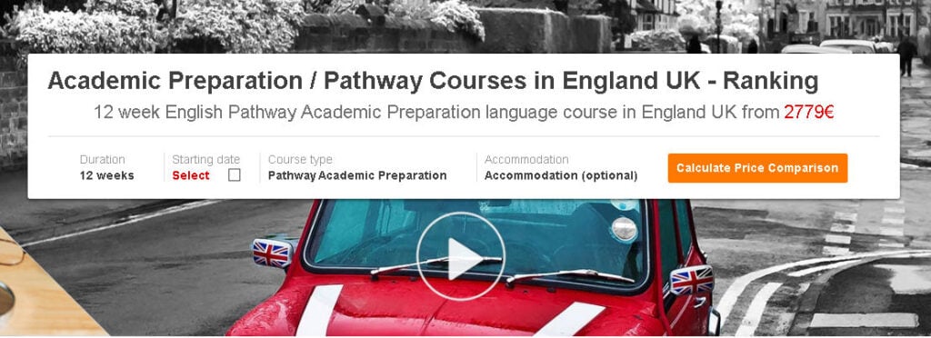 This photo likns to 30 Pathway English Academic Preparation courses to study in the UK