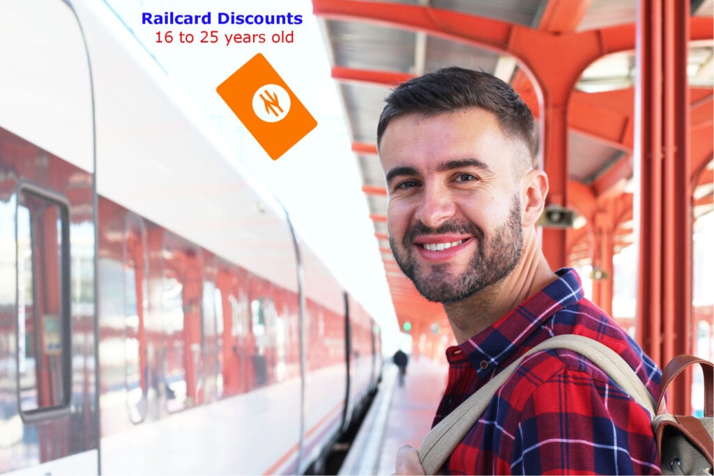 A student remainds you the railcard discounts that you can use while you study in the UK