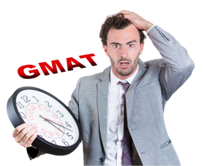 Business student worried about time to prepare properly for the GMAT exam 