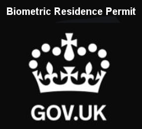 Links to GOV UK Biometric Residence Permit